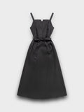 Sleeveless linen dress