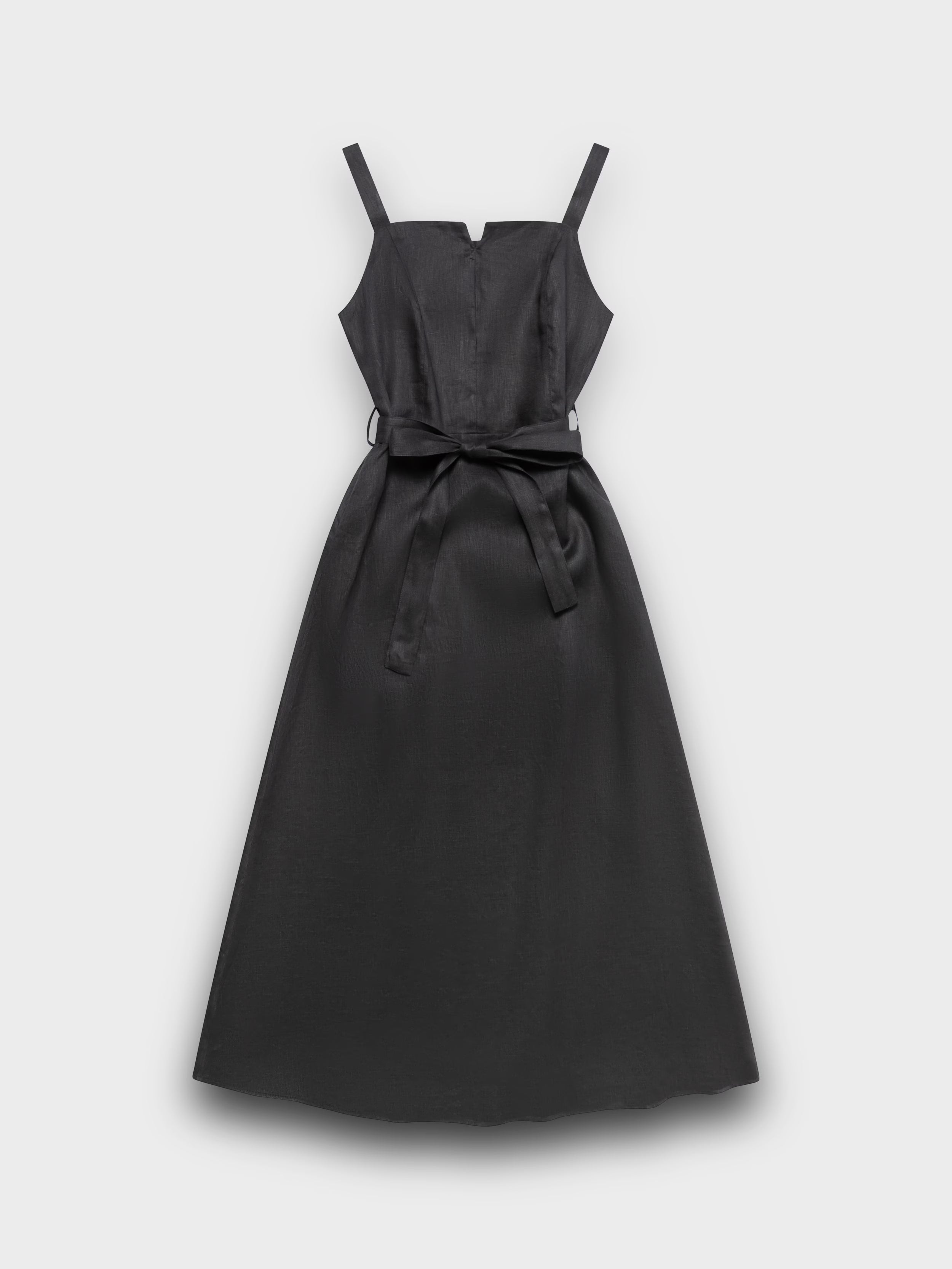 Sleeveless linen dress